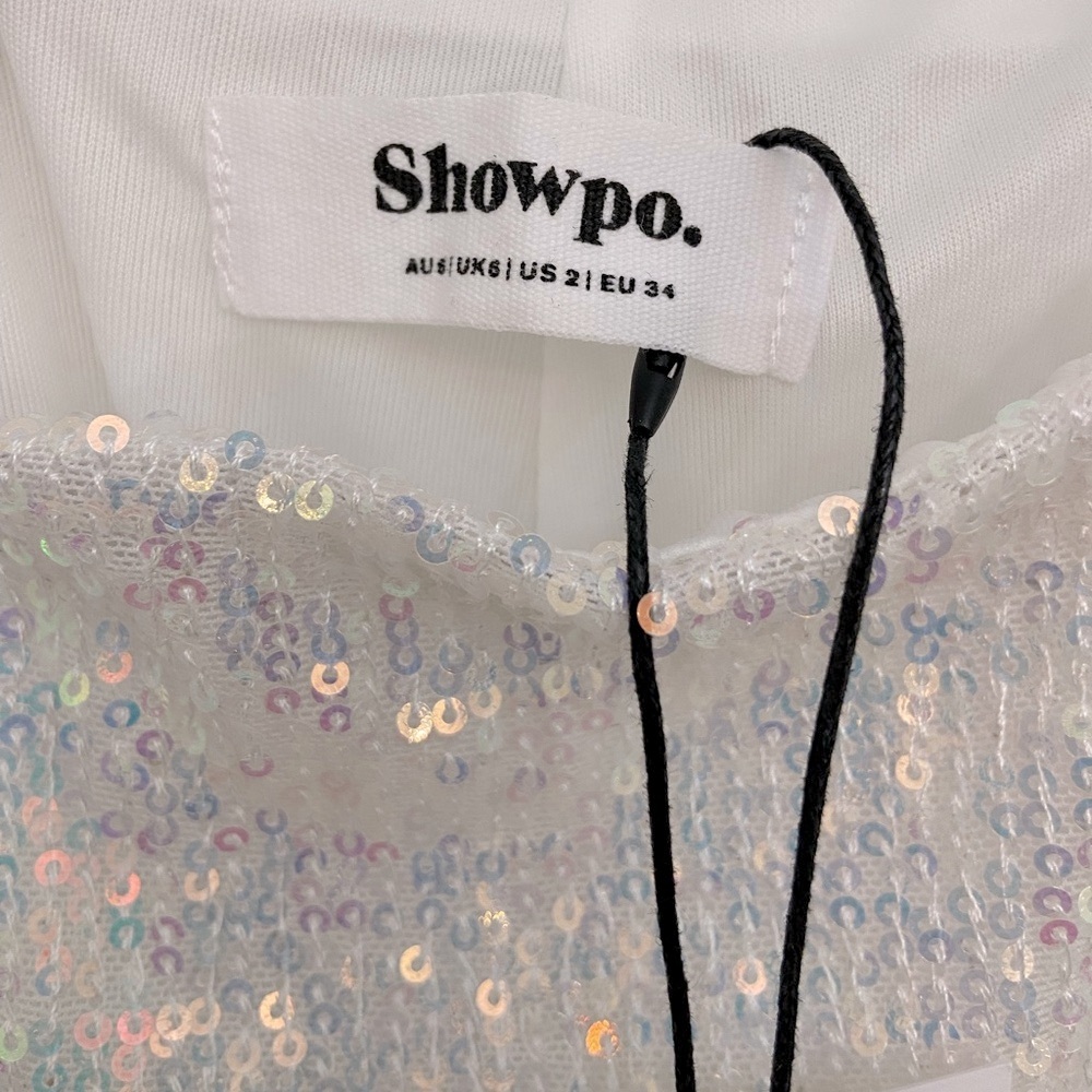 nwt showpo deliza sequin flare pants - Picture 2 of 7